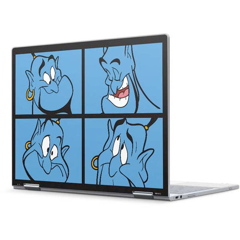 Disney Aladdin Genie Faces Grid Pixelbook Skin